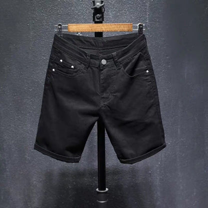 New Arrival Shorts Men Zipper Fly Casual Solid Cotton Summer