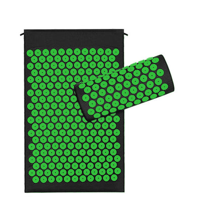 Massage Mat Acupuncture Mat Sports Mat Sports Gym From House Black Green 66x42x2cm