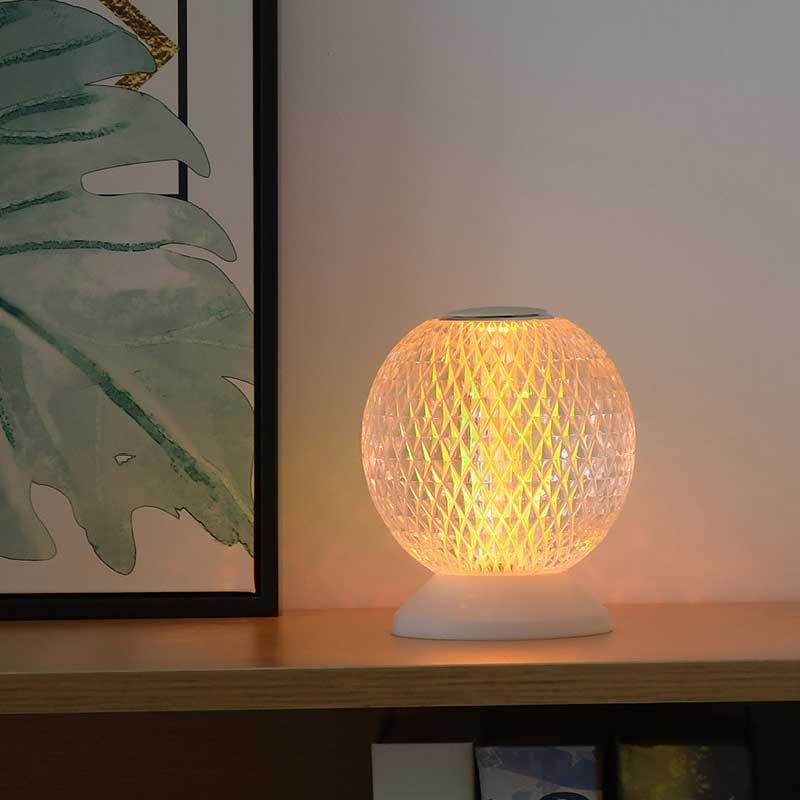 Acrylic Crystal LED Bedside Lamp RGB Touch Switch Desk Lamp Home Decor dealsniper-net