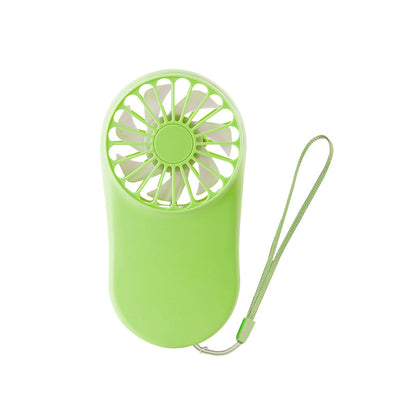 Hands-free Neck-Fan Band Hands-Free Hanging USB Rechargeable Dual Cooling Fan Mini Air Cooler Summer Portable Foldable Fan