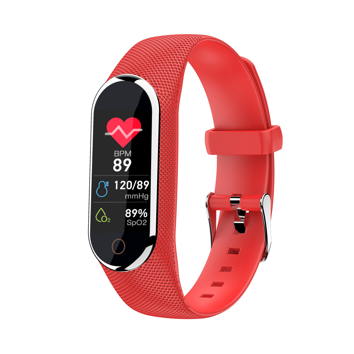 New M8 Smart Bracelet ECG Heart Rate Sleep Jewelry dealsniper-net Red