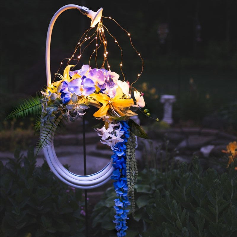 LED Vines Light Solar Fairy String Light Outdoor Garden DealSniper.net Warm white Battery box