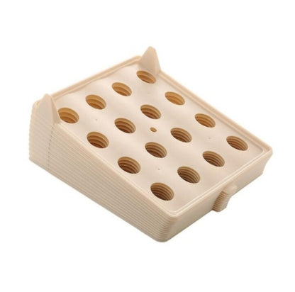 Multifunctional Durable Plastic Laundry Storage Fold Board House DealSniper.net Apricot 10 pcs