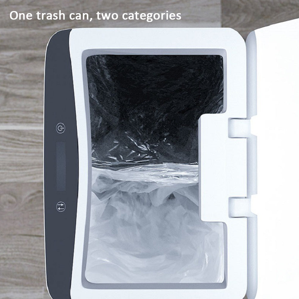 Automatic Induction Flip Trash Can Kitchen dealsniper-net