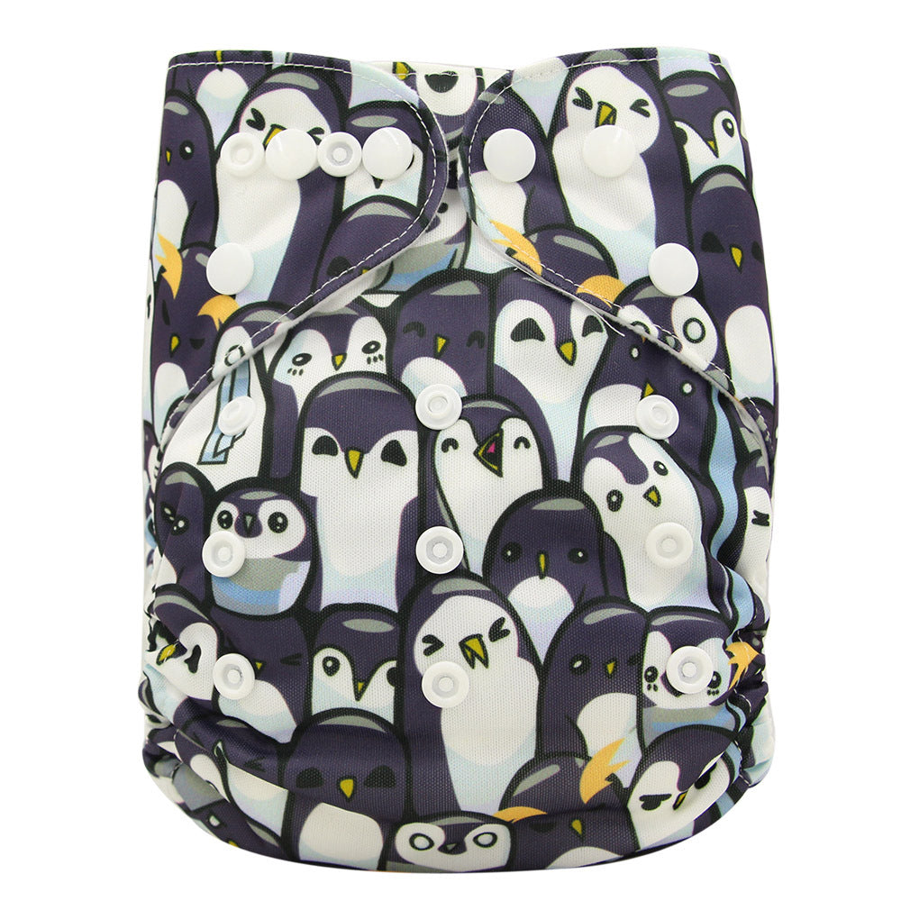 Washable Baby Cloth Diaper Breathable Diaper Pants 0-3 Years Old Kids DealSniper.net OB132 One size