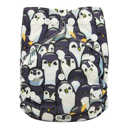 Washable Baby Cloth Diaper Breathable Diaper Pants 0-3 Years Old Kids DealSniper.net OB132 One size