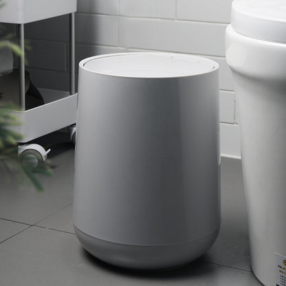 Home Living Room Press Nordic Trash Can Creative Cover House DealSniper.net