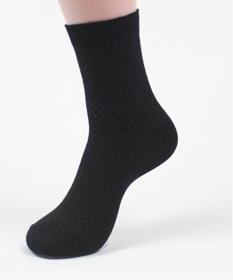 Socks men's new bamboo fiber men's socks Men dealsniper-net Black