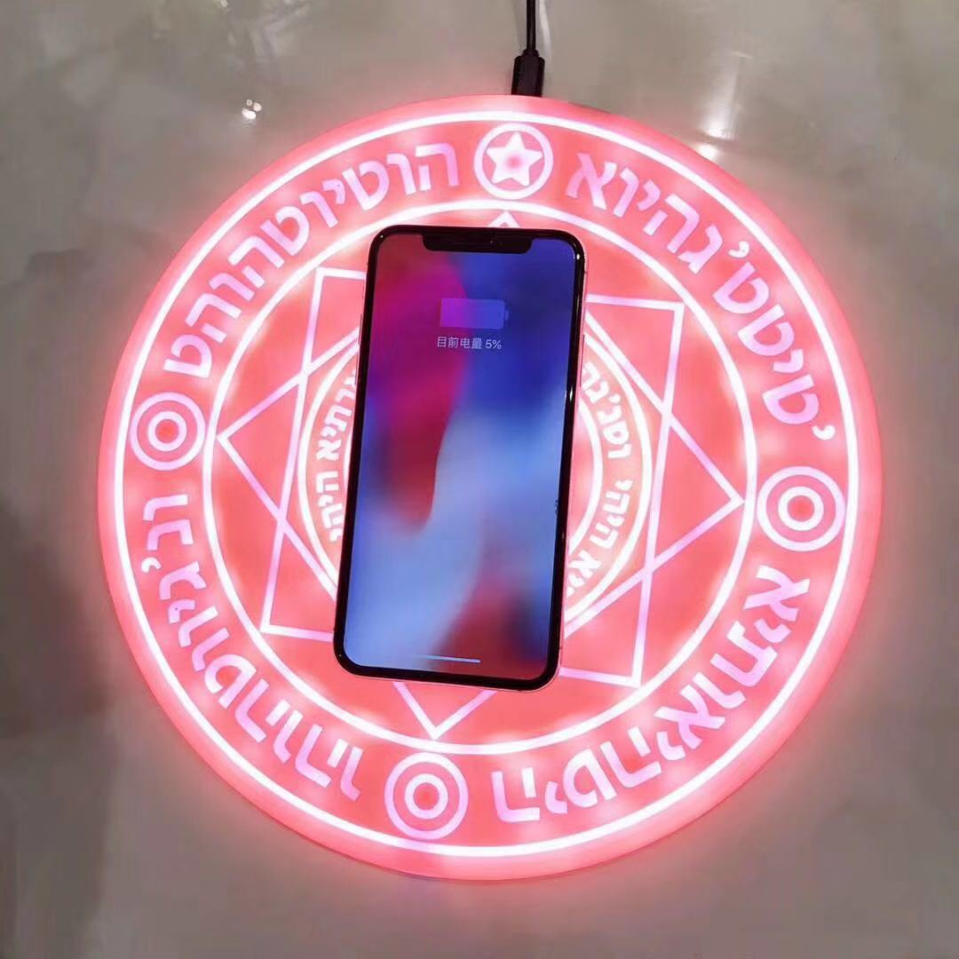 Fast Charging Wireless Mobile Phone Charger Electronics Gym From House