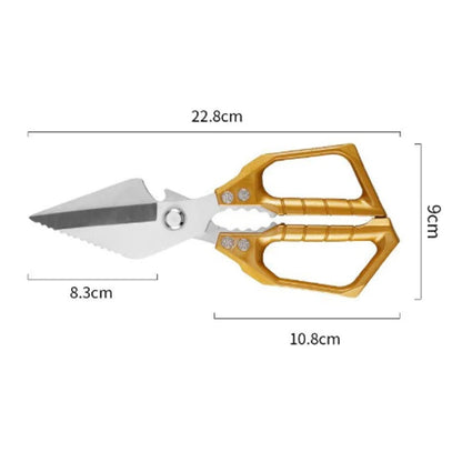 Kitchen Scissors Multi-functional Stainless Steel Ai Recorder Gym From House Color Box Package Gold