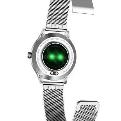 Chivo kw10pro women's smart Watch Jewelry Gym From House Silver Watch band