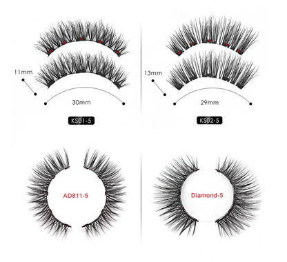 Natural Long Lasting Magnetic Liquid Eyeliner & Magnetic False Eyelashes