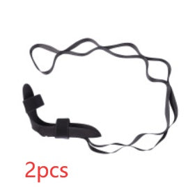 Fitness Yoga Ligament Stretching Belt Foot Rehabilitation Strap Sports Gym From House Black 2PCS