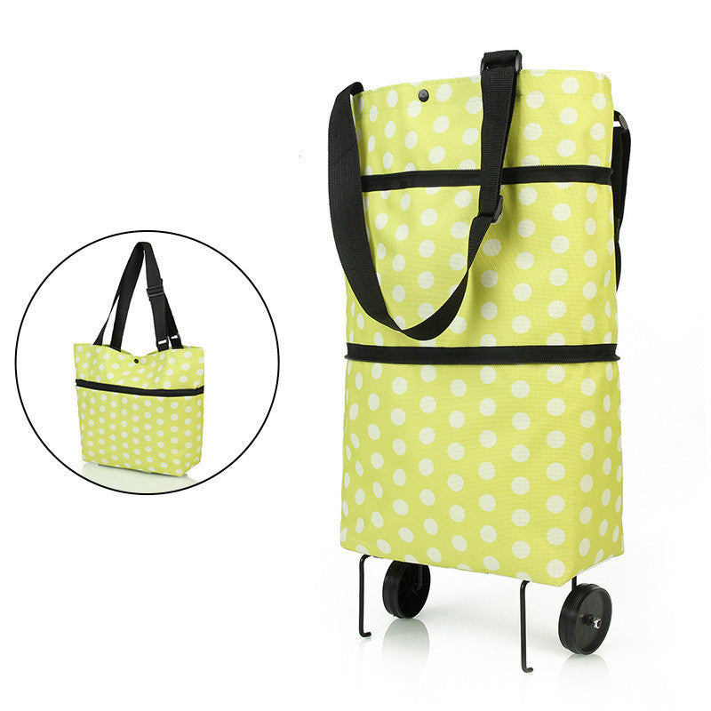 Folding Shopping Carts Reusable Shopping Bags with Wheels