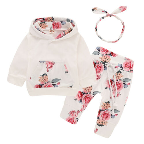 Children's hood printing suit Kids DealSniper.net White 100cm