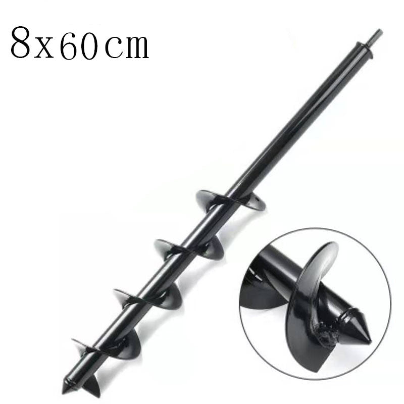 Spiral Loosening Drill Bit Alloy Ground Drill Bit Vehicle DealSniper.net 80x600mm