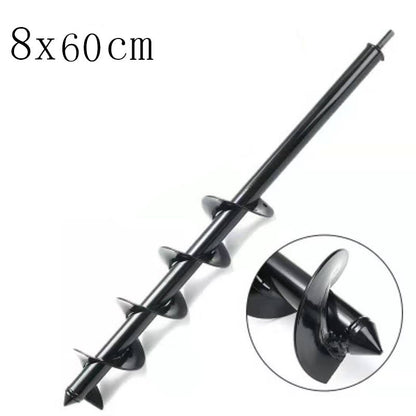 Spiral Loosening Drill Bit Alloy Ground Drill Bit Vehicle DealSniper.net 80x600mm