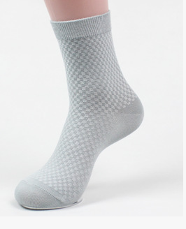 Socks men's new bamboo fiber men's socks Men dealsniper-net Silver Grey