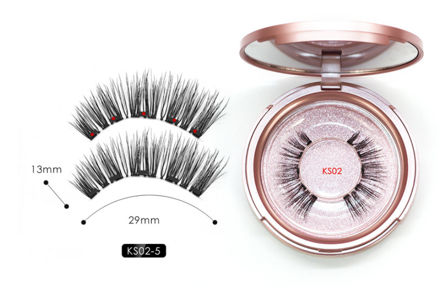 Natural Long Lasting Magnetic Liquid Eyeliner & Magnetic False Eyelashes Beauty DealSniper.net KS02.5 Single lashes