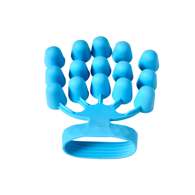 Silicone Wrist Tension Device Finger Exercise Training Device Finger Sports Gym From House Blue
