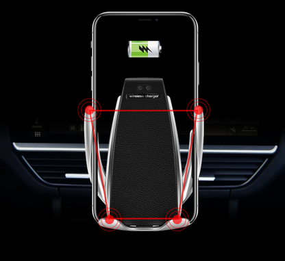 Car Wireless Charger 10W Induction Car Fast Wireless Charging With Car Phone Holder S5 Vehicle dealsniper-net