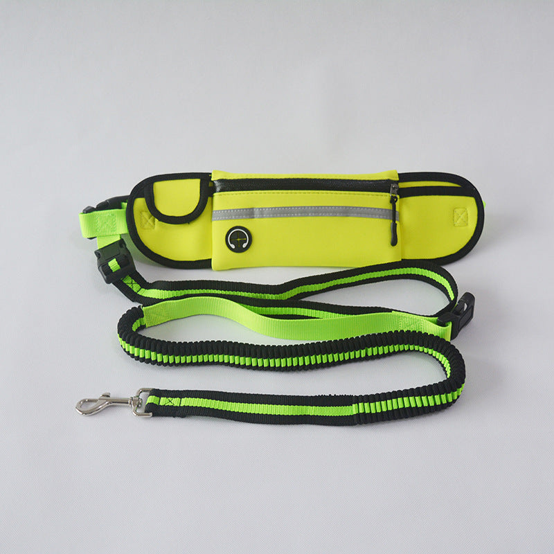 Pet Waist Bag Sports Traction Rope Reflective Waterproof Running Traction Rope Pets dealsniper-net