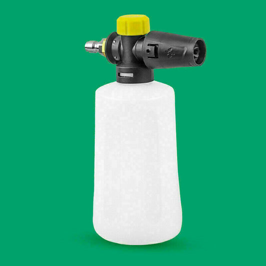 1 4 Snow Foam Lance Pressure Washer Spray Gun For Car Wash Soap Cannon Bottle Vehicle dealsniper-net Parts Foam Gun White