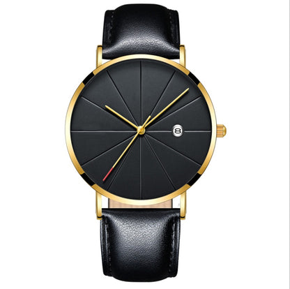 Simple calendar watch male creative waterproof quartz watch Jewelry DealSniper.net 13style