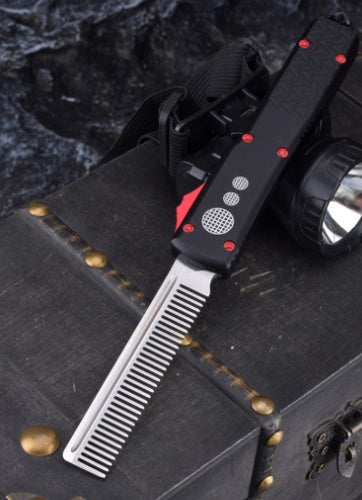 Microtechnology UT85 Items Of EDC Straight Comb Accessories With Injured Teeth Men DealSniper.net Black2