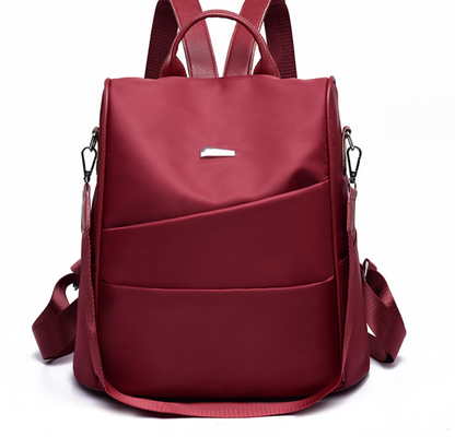 Henrietta - Vegan Womens Multifunction Backpack Women DealSniper.net Red