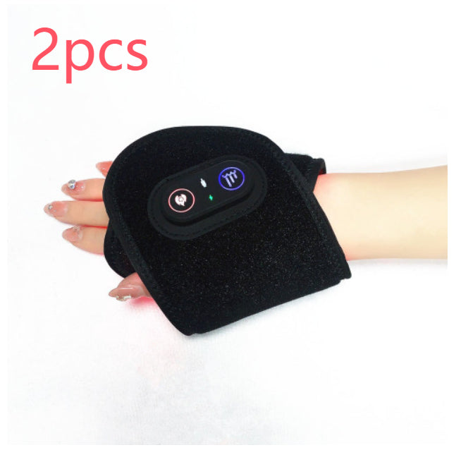 Infrared Physiotherapy Wristband Hand Strap Red Light Wristband Health Gym From House Black 2pcs 40x 105 Battery Type
