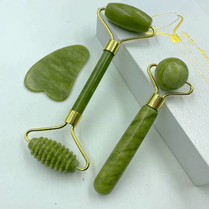 Natural jade beauty device Beauty DealSniper.net Green 3piece set
