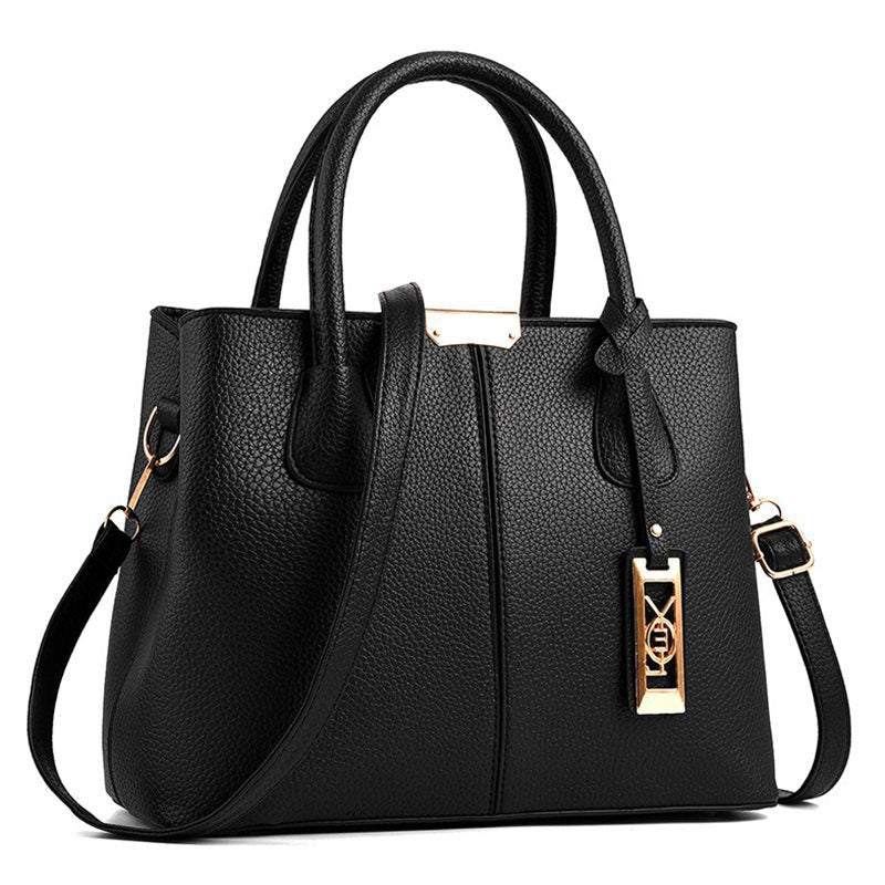 new fashion one-shoulder bag tote bag for women Women dealsniper-net Black