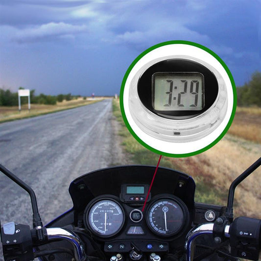 Waterproof car clock watch for motorcycle and electric vehicle can be pasted Vehicle dealsniper-net