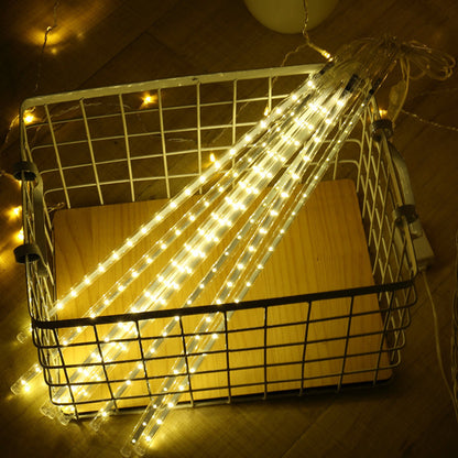 Led Meteor Rain Lantern Garden Light Garden dealsniper-net Warm color 30CM EU