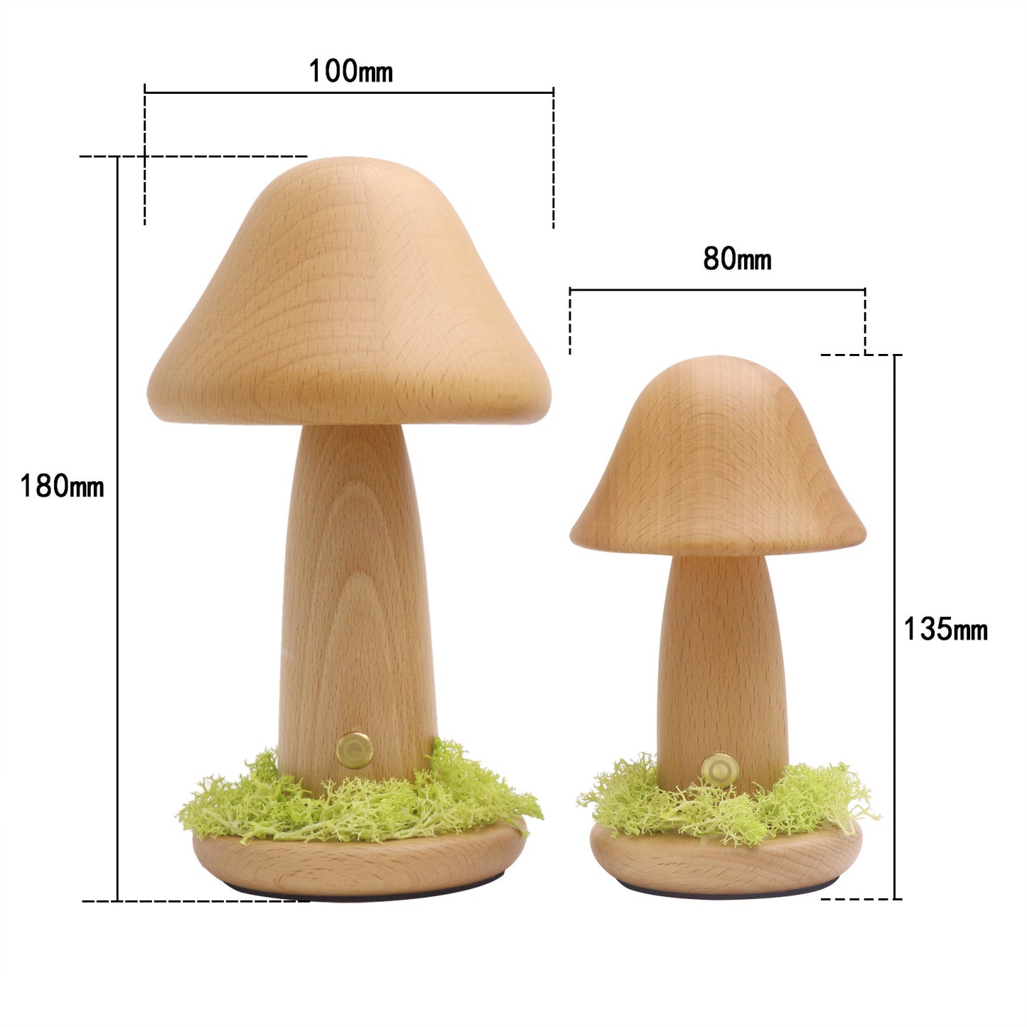 Twisted Mushroom Night Warm Light Touch Night Light Home Decor dealsniper-net