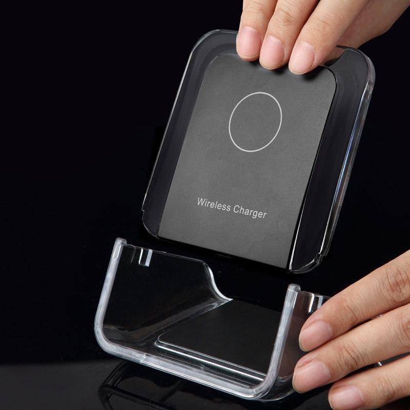 Wireless Charger Fast Charging Vertical Desktop Bracket Gadgets Gym From House Black 10W