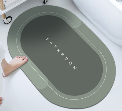 Bathroom Absorbent And Quick-drying Floor Mat House DealSniper.net Green 40X60 1PCS