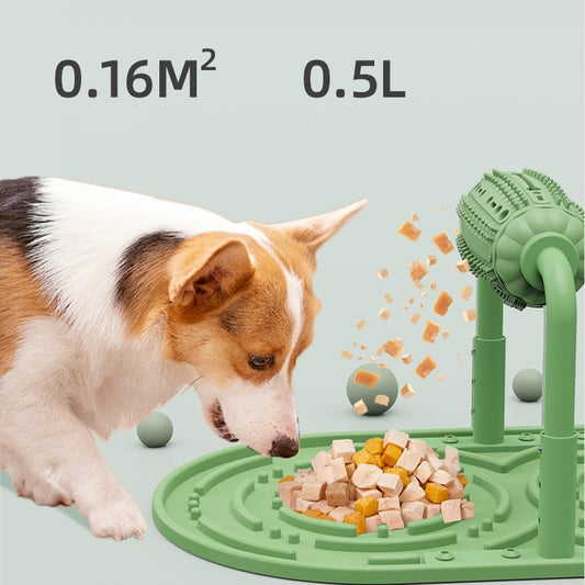 Pet Puzzle Food Leakage Toy Cat And Dog Slow Silicone Pad Pets dealsniper-net