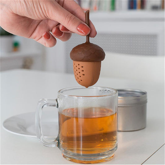 Silica Gel Tea Maker Tea Filter Kitchen DealSniper.net Chestnut