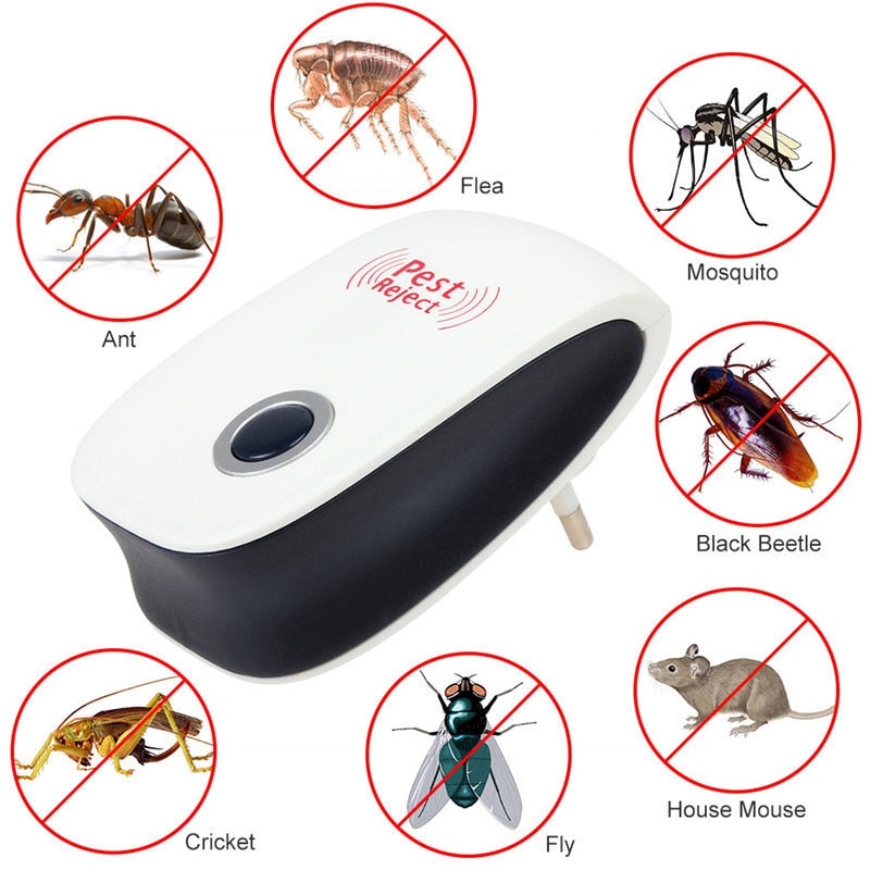 Electronic Ultrasonic Healthy Rechargeble Anti Mosquito Electronic dealsniper-net UK 6pcs