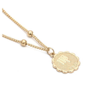 Constellation necklace Jewelry dealsniper-net Gold Virgo