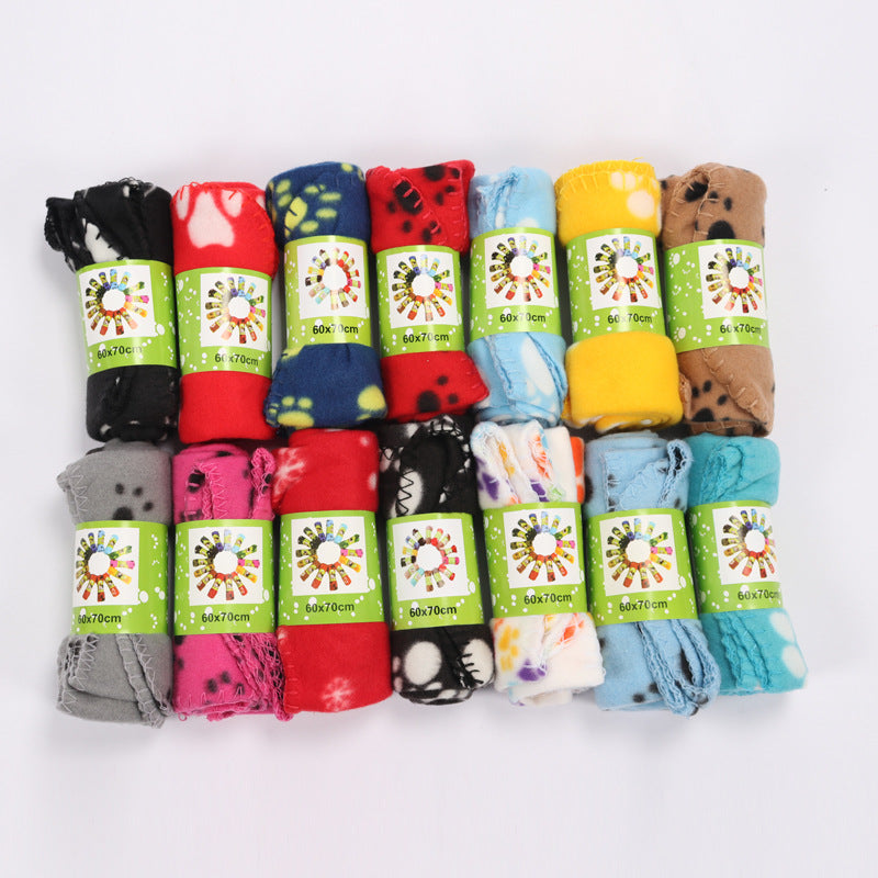 Dog Double-sided Fleece Blanket Warm Pet Blanket Pets Gym From House