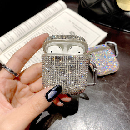 Rhinestone Drop-resistant Bluetooth Headset Protective Cover Electronics dealsniper-net