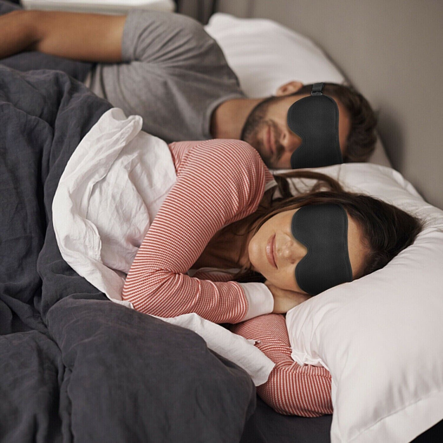 3D Sleep Mask For Men & Women Eye Mask For Sleeping Blindfold Travel Accessories