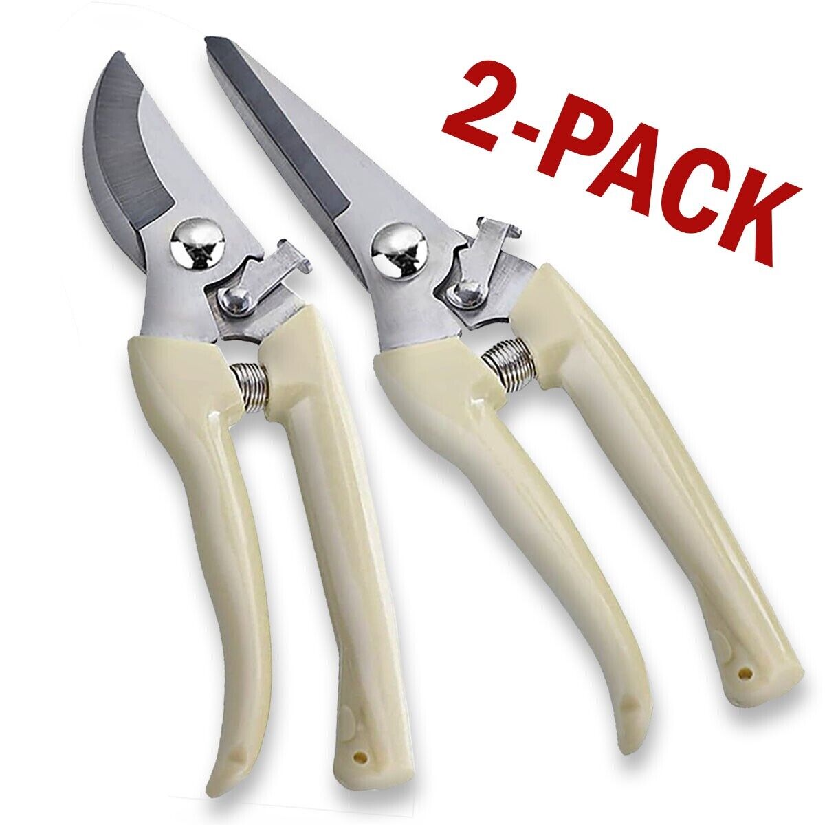 2 Pack Pruning Shears Cutter Home Gardening Plant Scissor Branch Garden Pruner Garden dealsniper-net