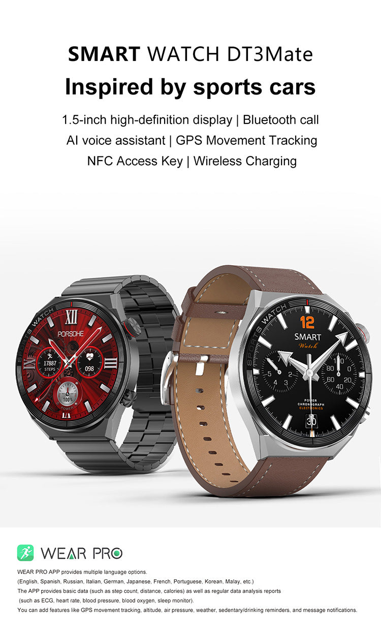 Smart Watch Bluetooth Calling Heart Rate Music Playback Jewelry DealSniper.net