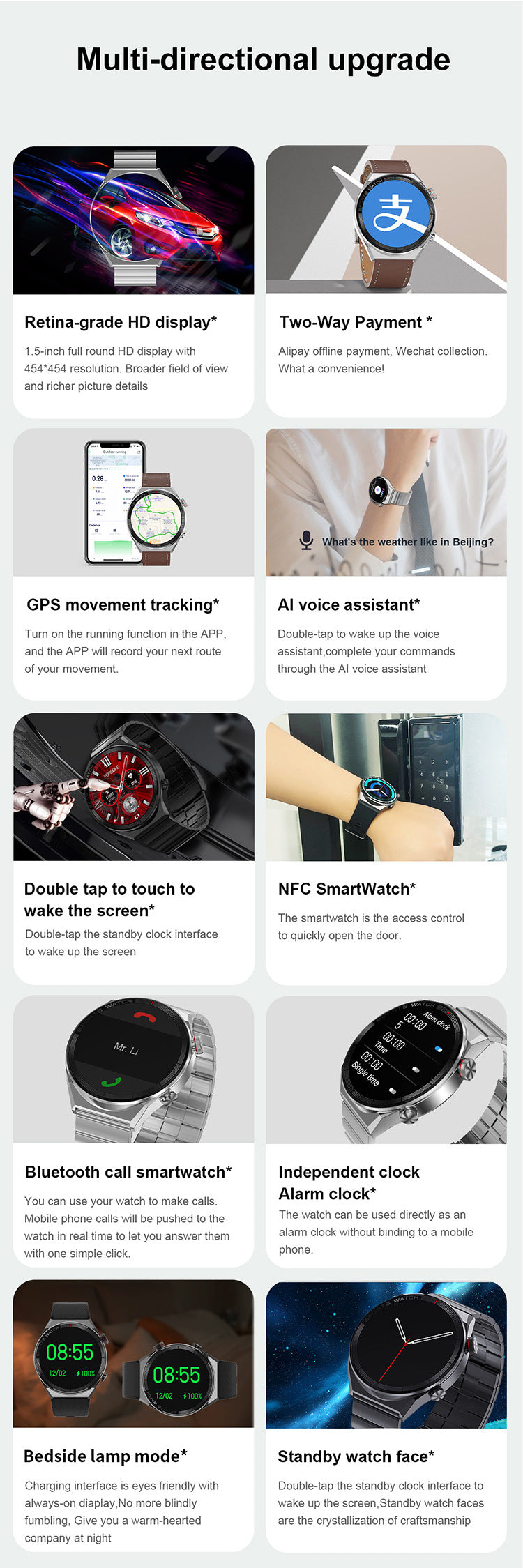 Smart Watch Bluetooth Calling Heart Rate Music Playback Jewelry DealSniper.net