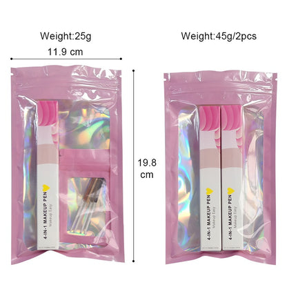 Four-in-one Cosmetic Brush Four-color Highlight Beauty Gym From House
