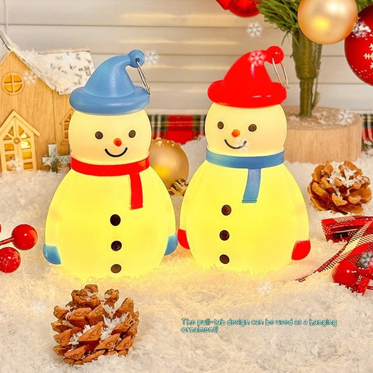 Christmas Decorations Snowman Small Night Lamp Holidays Gym From House